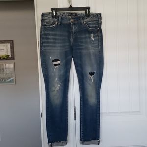 Silver Tuesday Mid Ankle Skinny Jeans